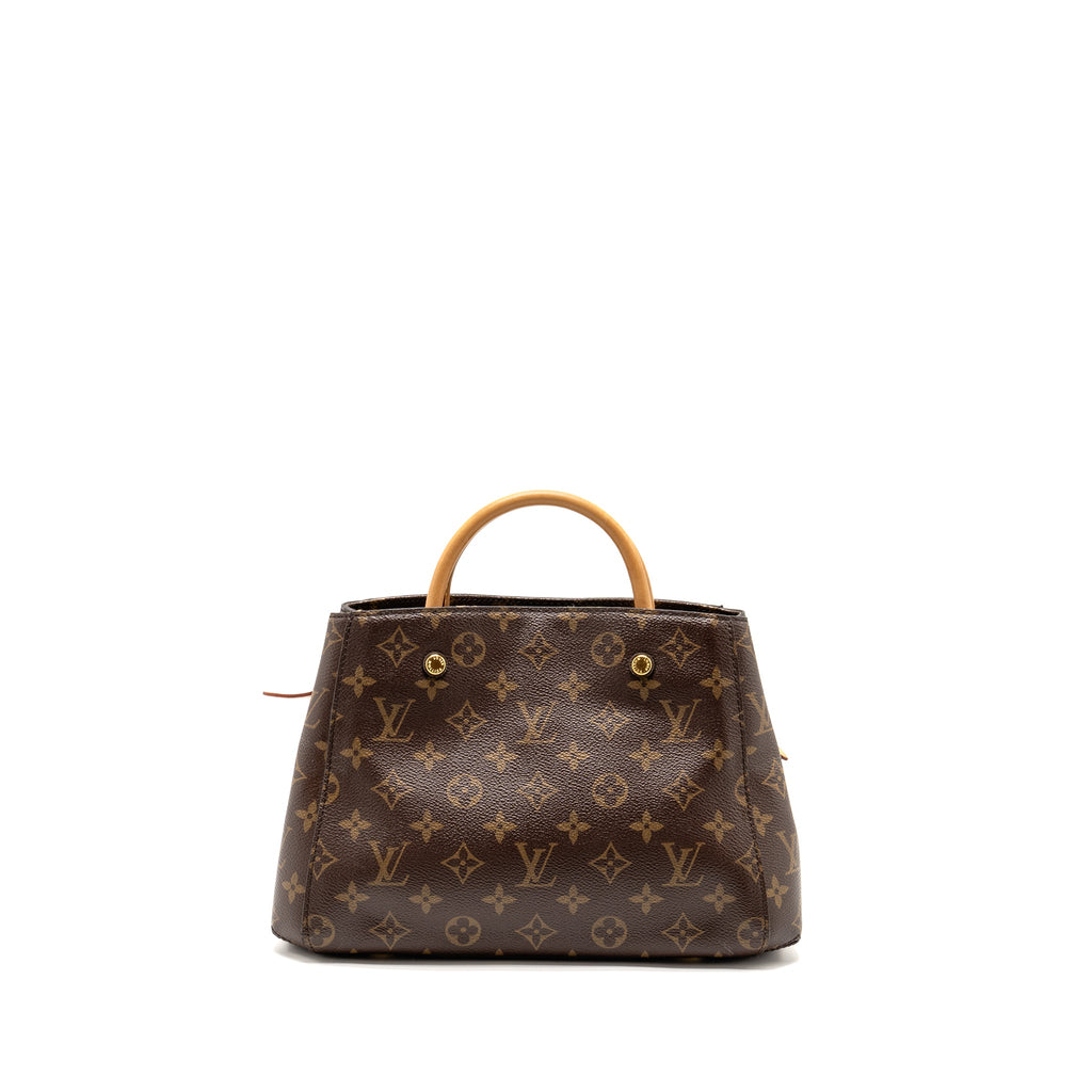 LOUIS VUITTON MONTAIGNE BB MONOGRAM CANVAS GHW