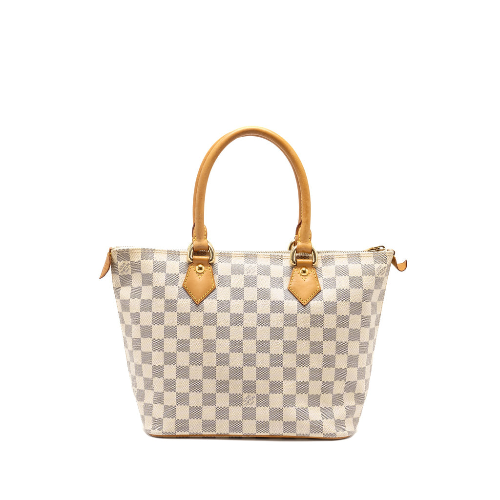 LOUIS VUITTON SALEYA MM DAMIER AZUR CANVAS GHW