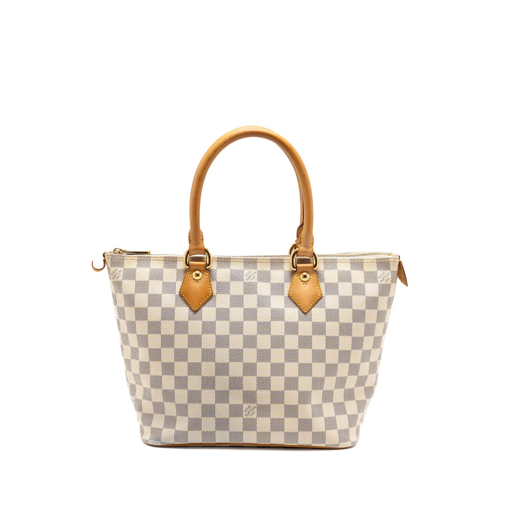 LOUIS VUITTON SALEYA MM DAMIER AZUR CANVAS GHW