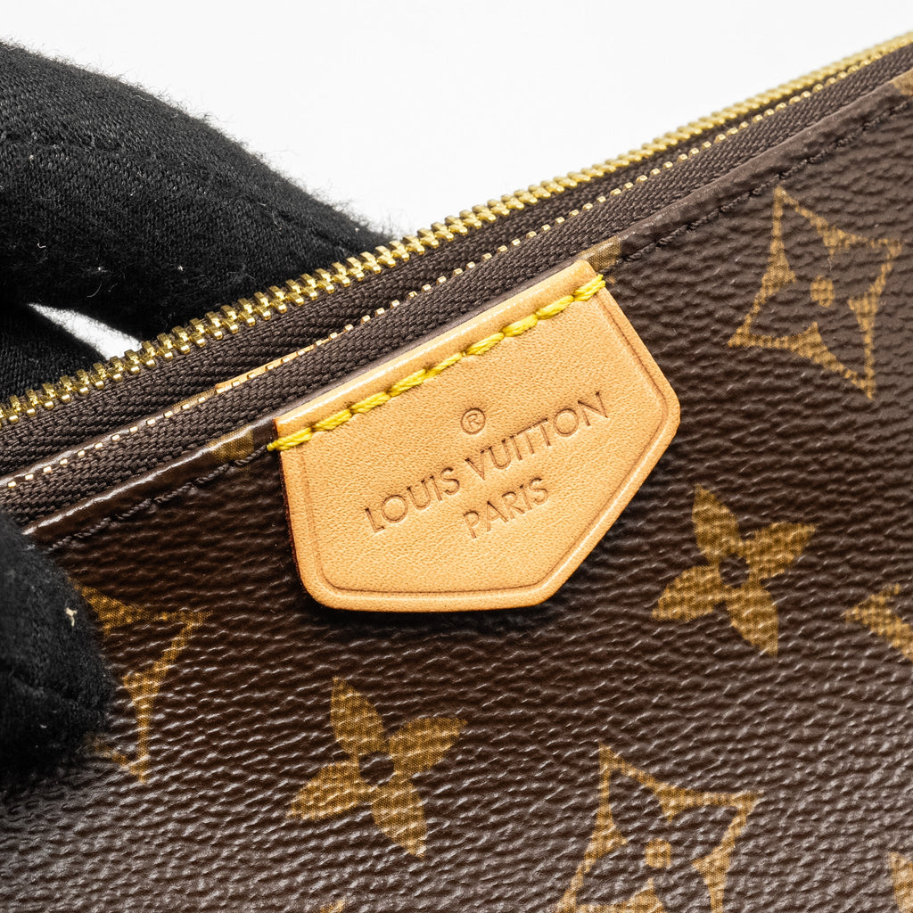 LOUIS VUITTON MULTI POCHETTE MONOGRAM CANVAS ROSE CLAIR GHW