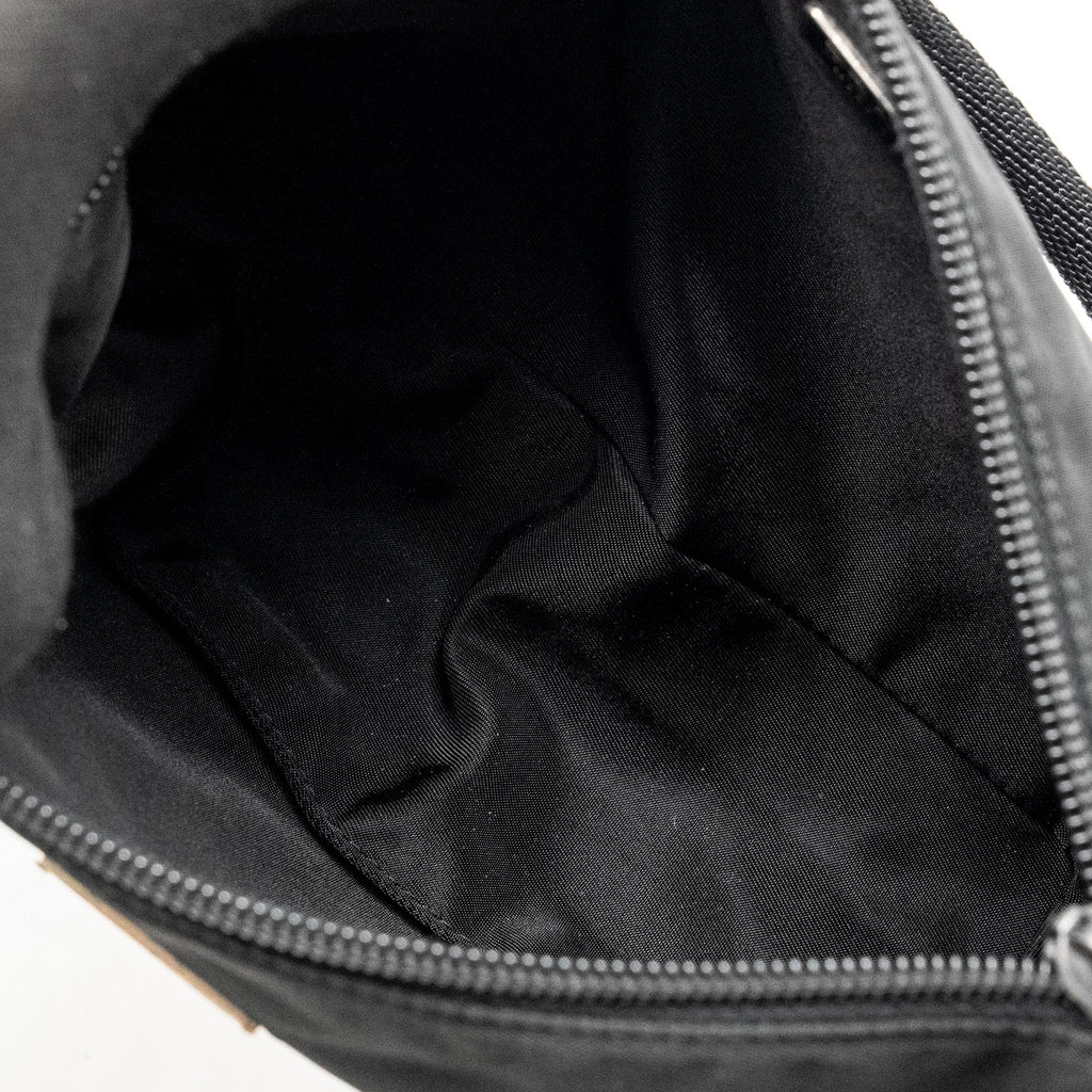 PRADA VINTAGE TESSUTO POCHETTE NYLON BLACK SHW