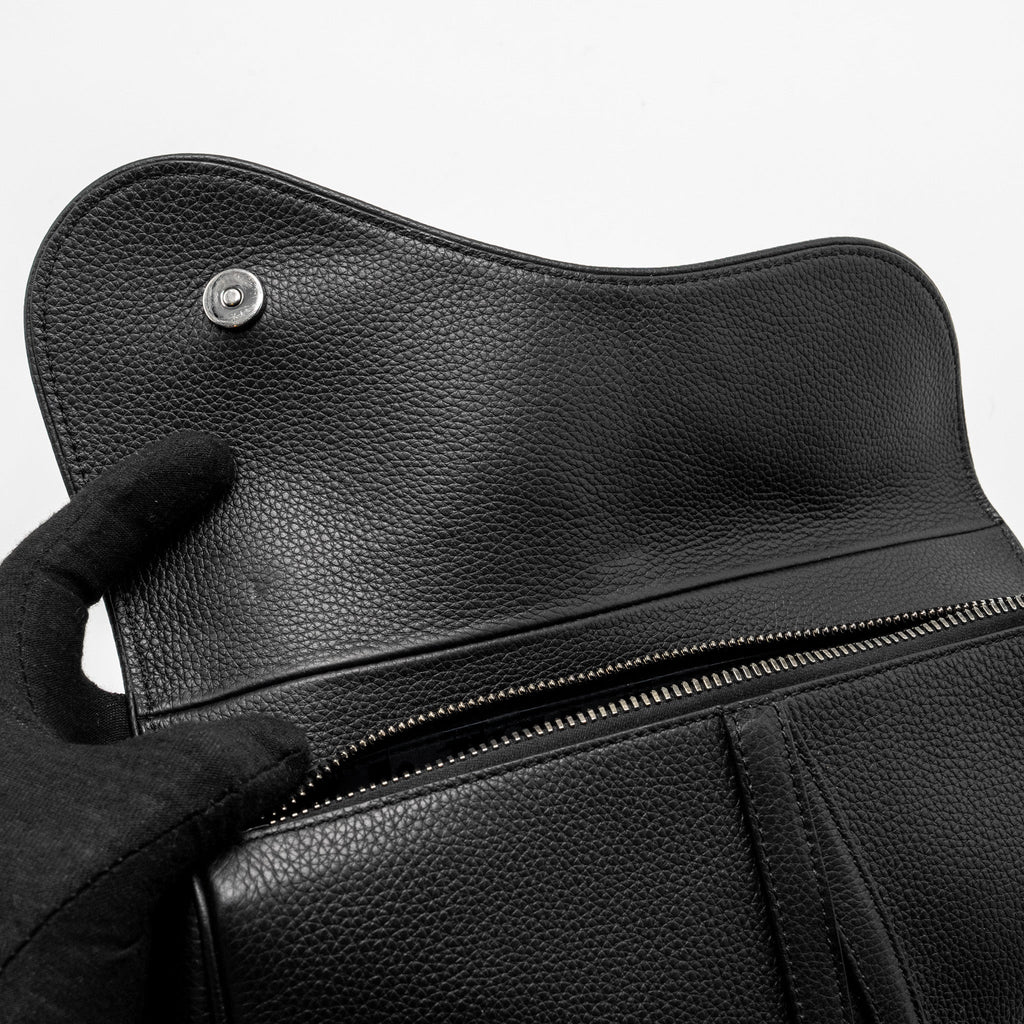 DIOR HOMME CHARMS SADDLE BAG CALFSKIN BLACK SHW