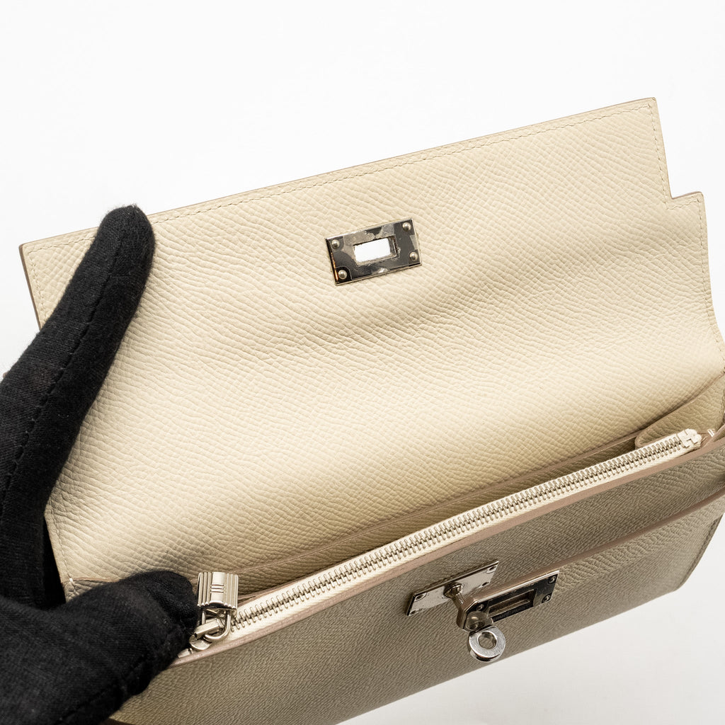 HERMES KELLY LONG WALLET EPSOM CRAIE SHW