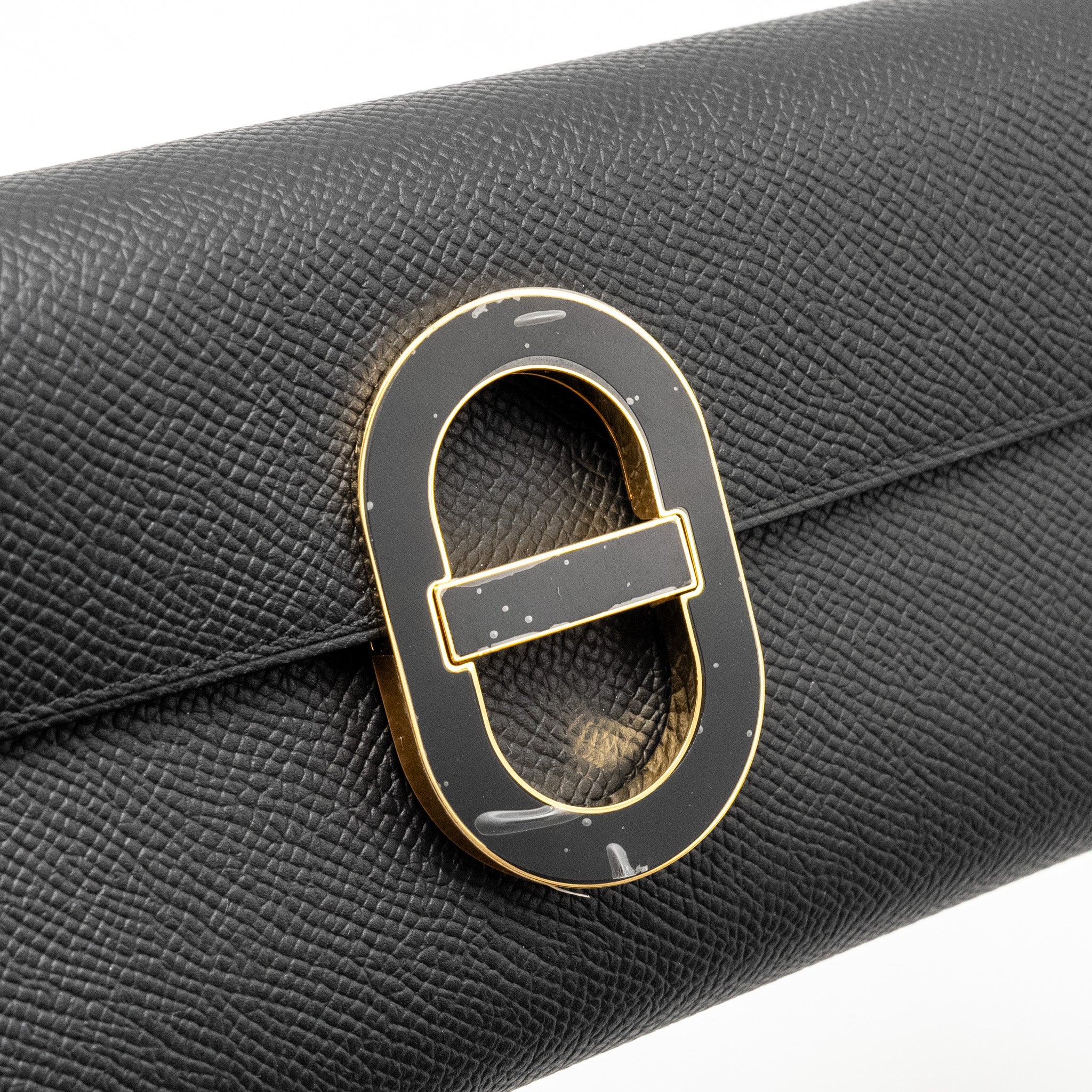 HERMES MAILLON TO GO WALLET EPSOM BLACK ENERMAL BUCKLE GHW