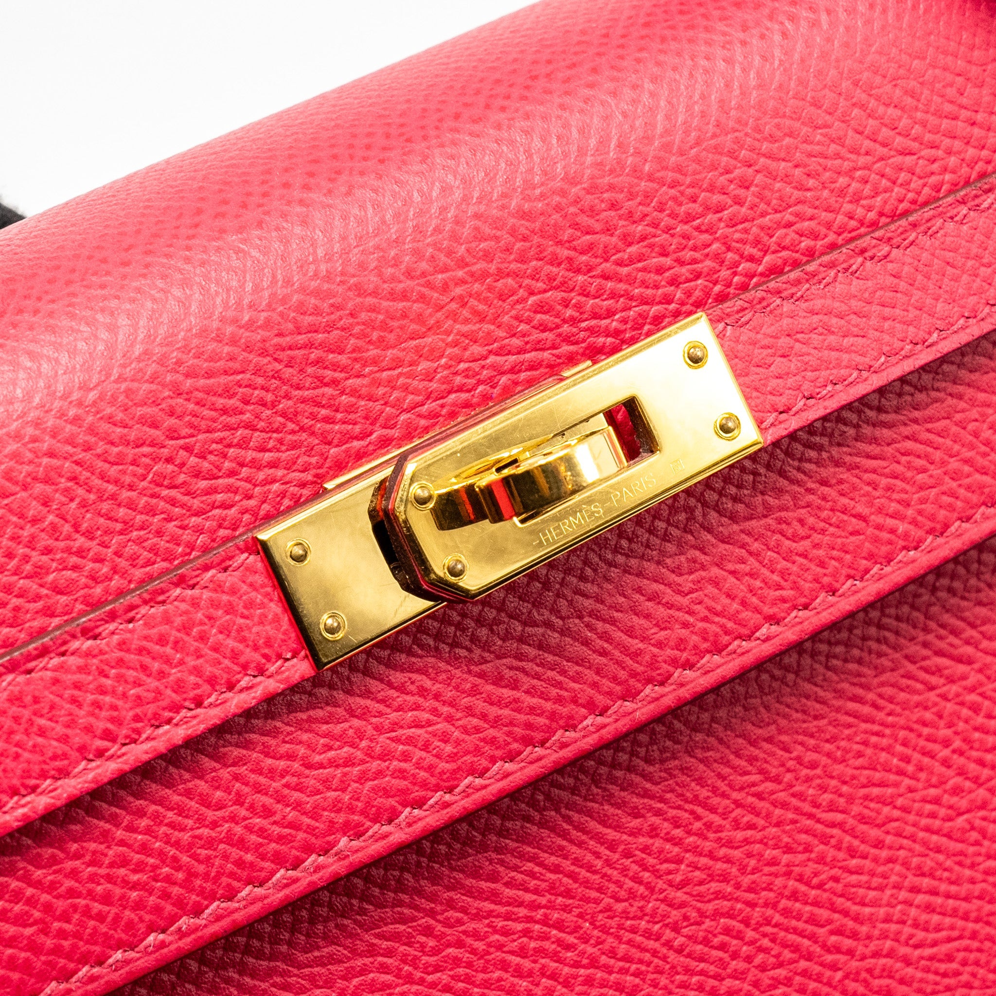 HERMES KELLY 25 EPSOM ROSE MEXICO GHW
