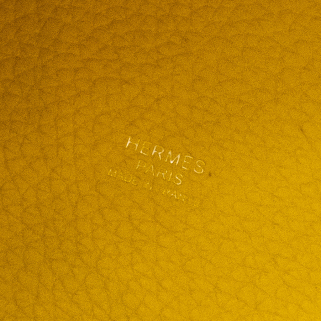 HERMES PICOTIN 18 LOCK BAG CLEMENCE LIME SHW