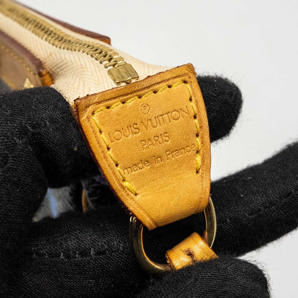 LOUIS VUITTON POCHETTE ACCESSORIES CANVAS BLACK MULTICOLOUR GHW