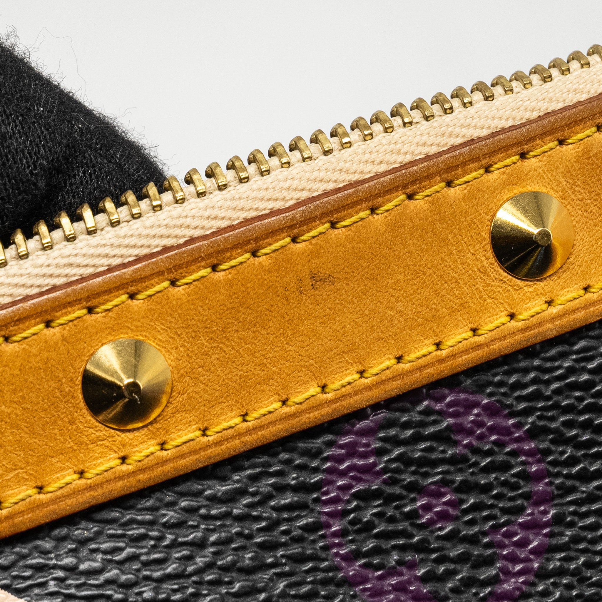 LOUIS VUITTON POCHETTE ACCESSORIES CANVAS BLACK MULTICOLOUR GHW