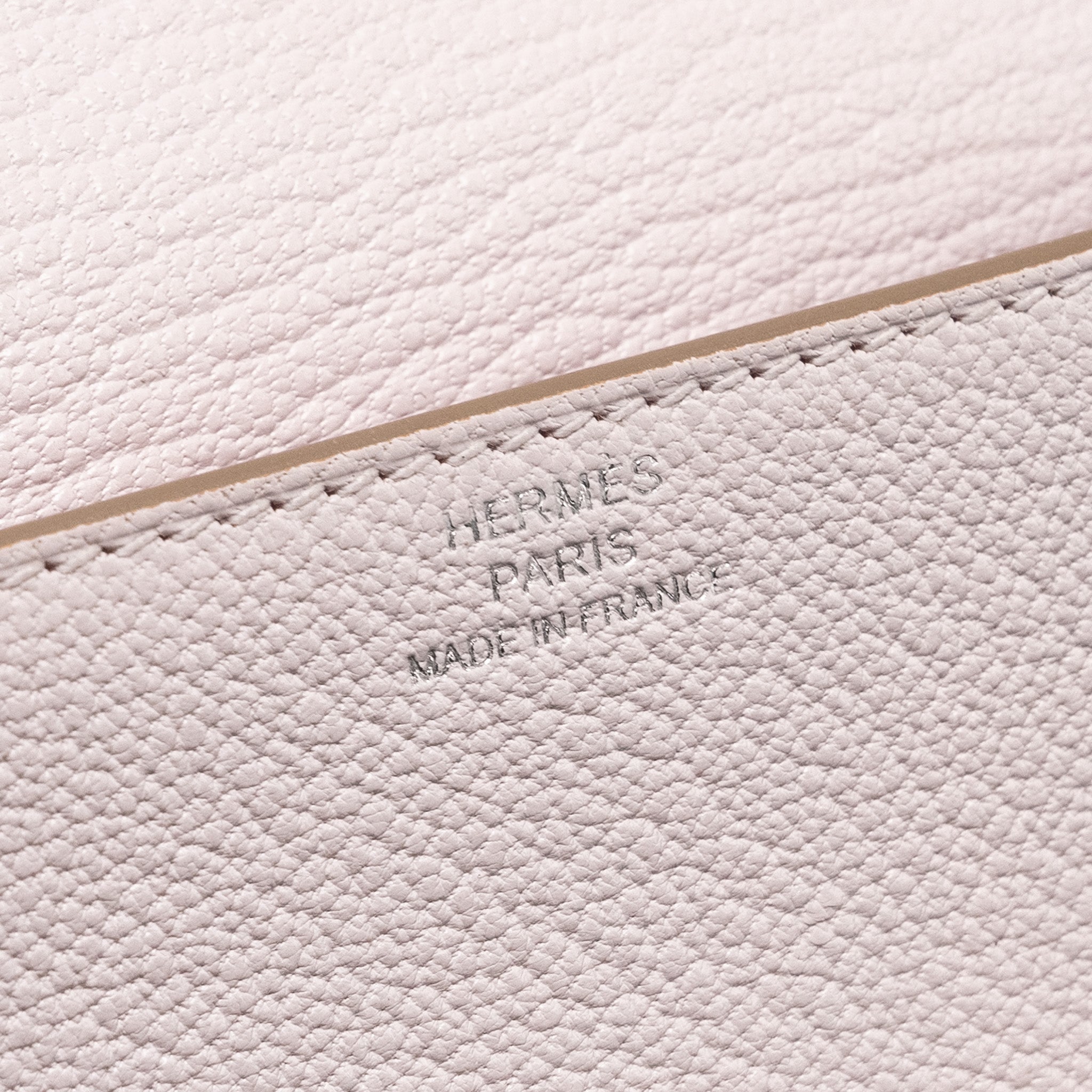 HERMES ROULIS SLIM CHÈVRE MYSORE MAUVE PALE SHW