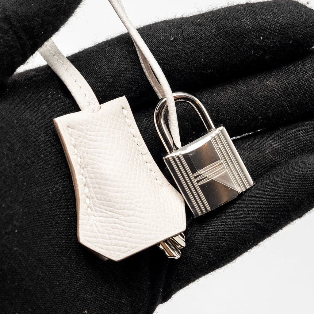 HERMES KELLY 25 EPSOM GRIS PALE SHW