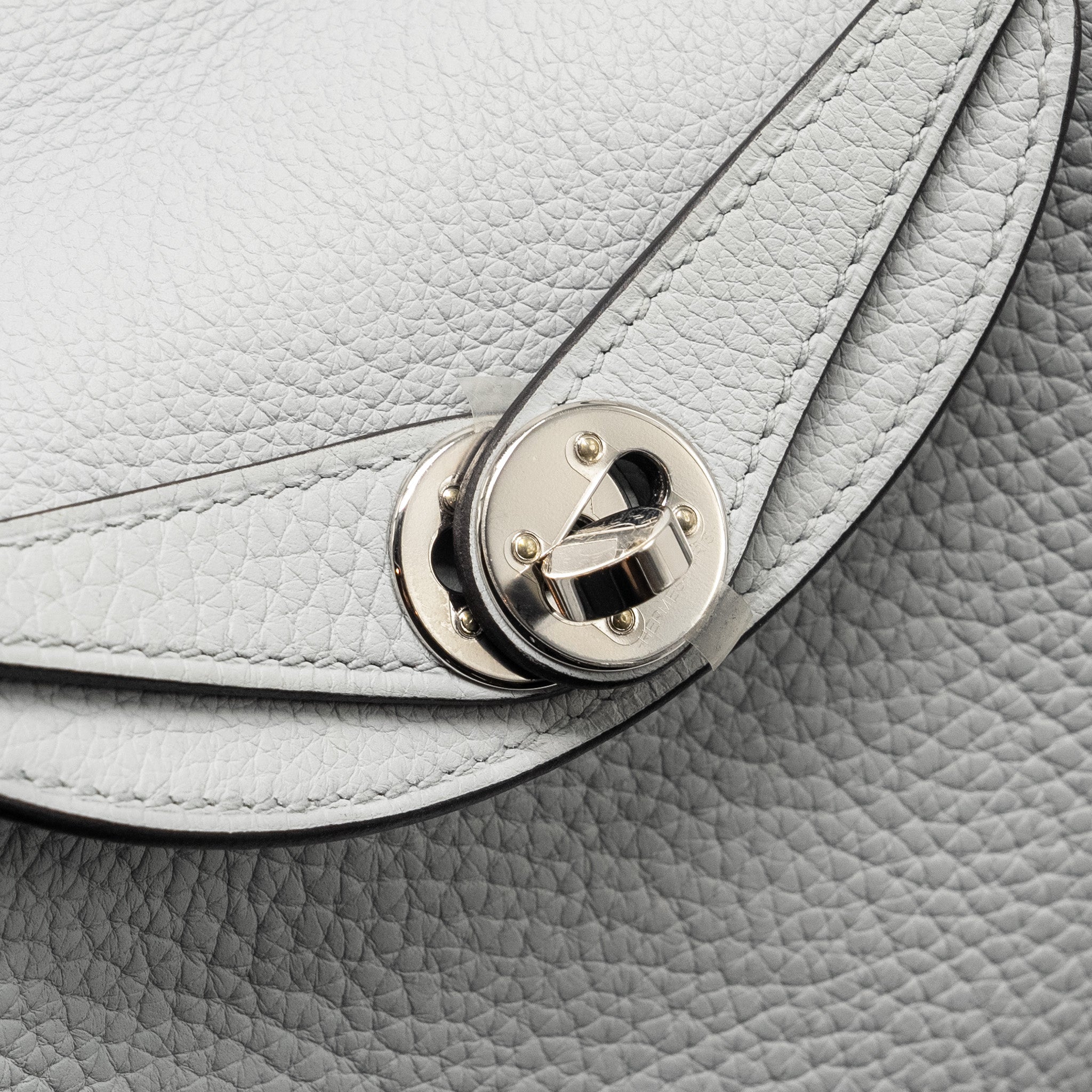 HERMES MINI LINDY CLEMENCE BLUE PALE SHW