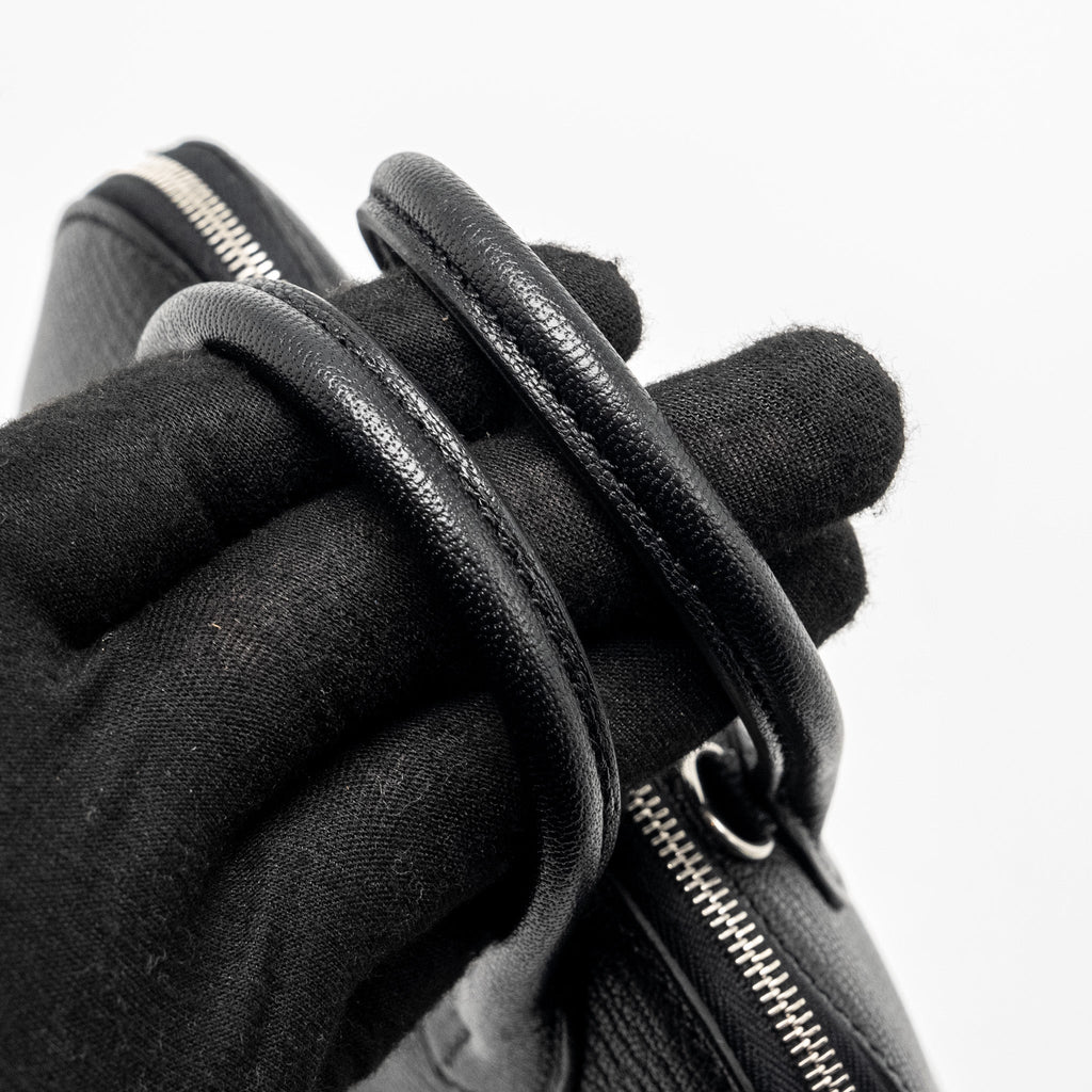 HERMES MINI BOLIDE CHEVRE MYSORE BLACK SHW