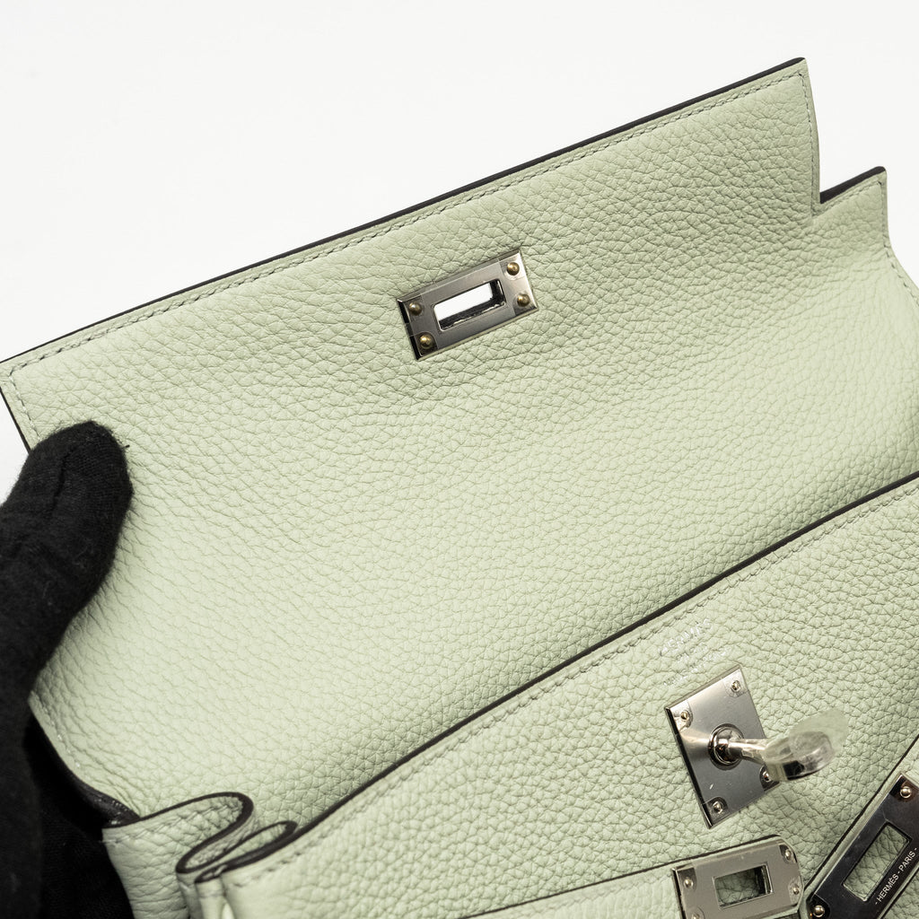 HERMES KELLY 25 TOGO GRIS NEVE SHW