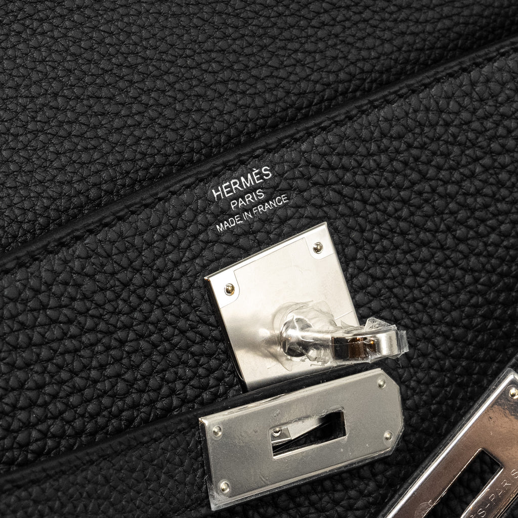 HERMES KELLY 28 TOGO BLACK SHW