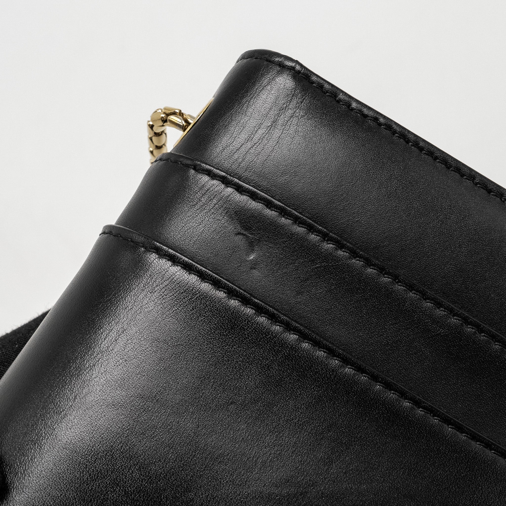 BVLGARI SERPENTI FOREVER CROSSBODY BAG CALFSKIN BLACK LGHW