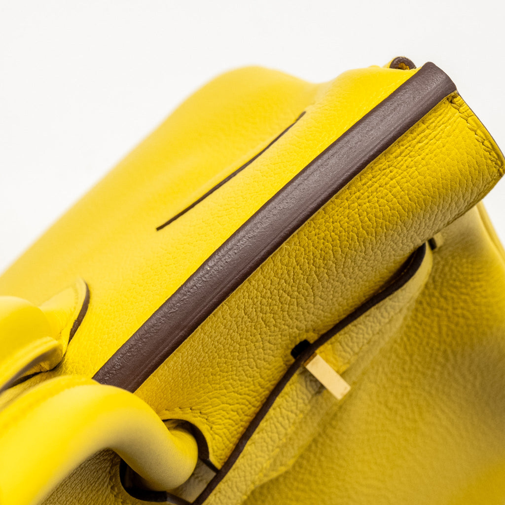 HERMES BIRKIN 30 TAURILLON NOVILLO LEATHER 9O JAUNE DE NAPLES GHW