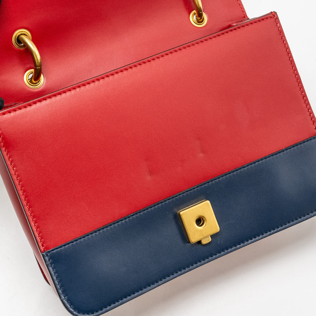 GUCCI QUEEN MARGARET SHOULDER BAG CALFSKIN MULTICOLOUR GHW
