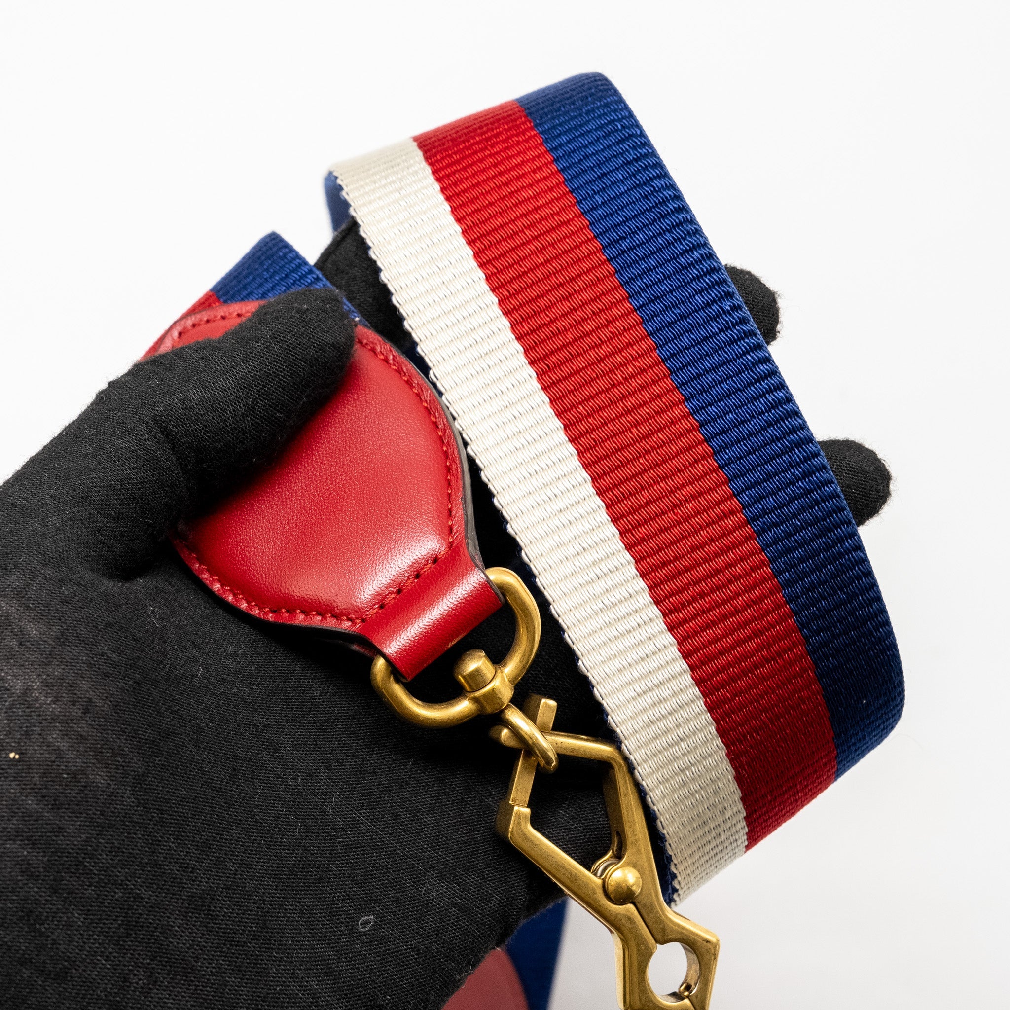 GUCCI QUEEN MARGARET SHOULDER BAG CALFSKIN MULTICOLOUR GHW