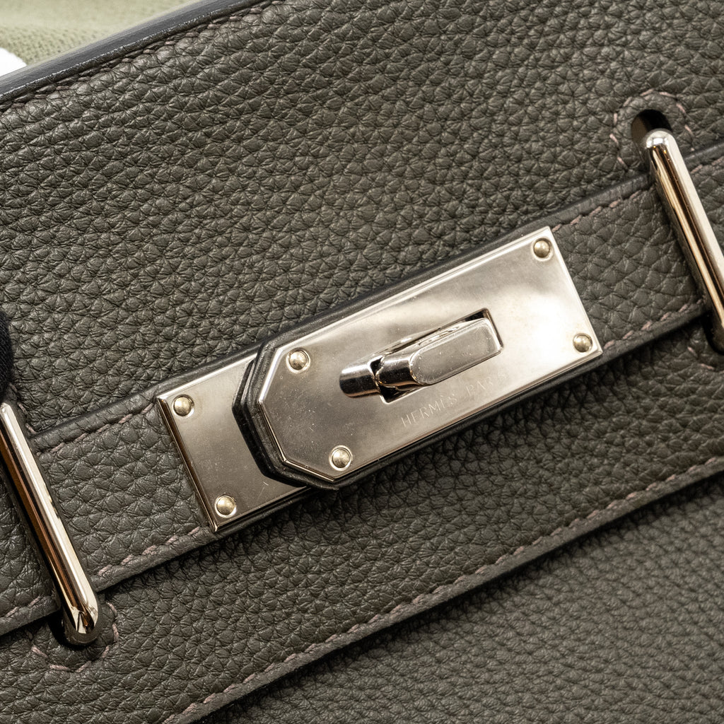 HERMES HAC A DOS PM BACKPACK TOGO VERT DE GRIS SHW