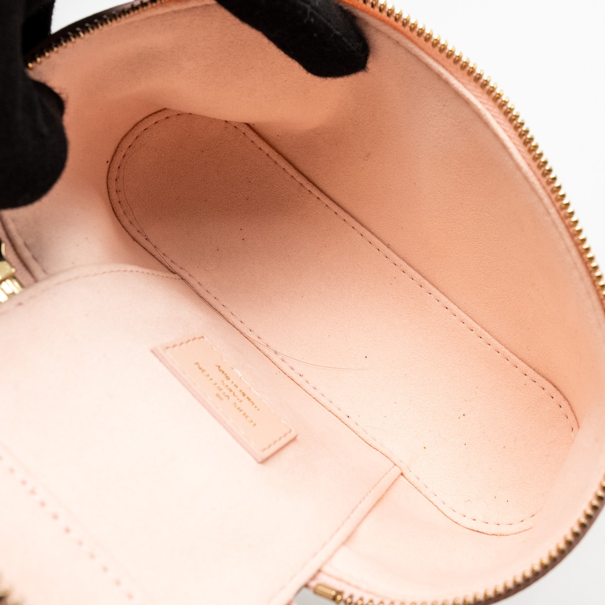 LOUIS VUITTON VANITY POUCH CALFSKIN ROSE JASMIN PINK LGHW