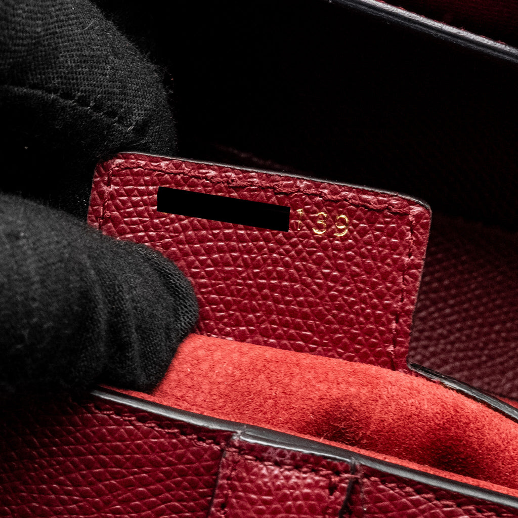 DIOR MEDIUM SADDLE BAG CALFSKIN RED GHW