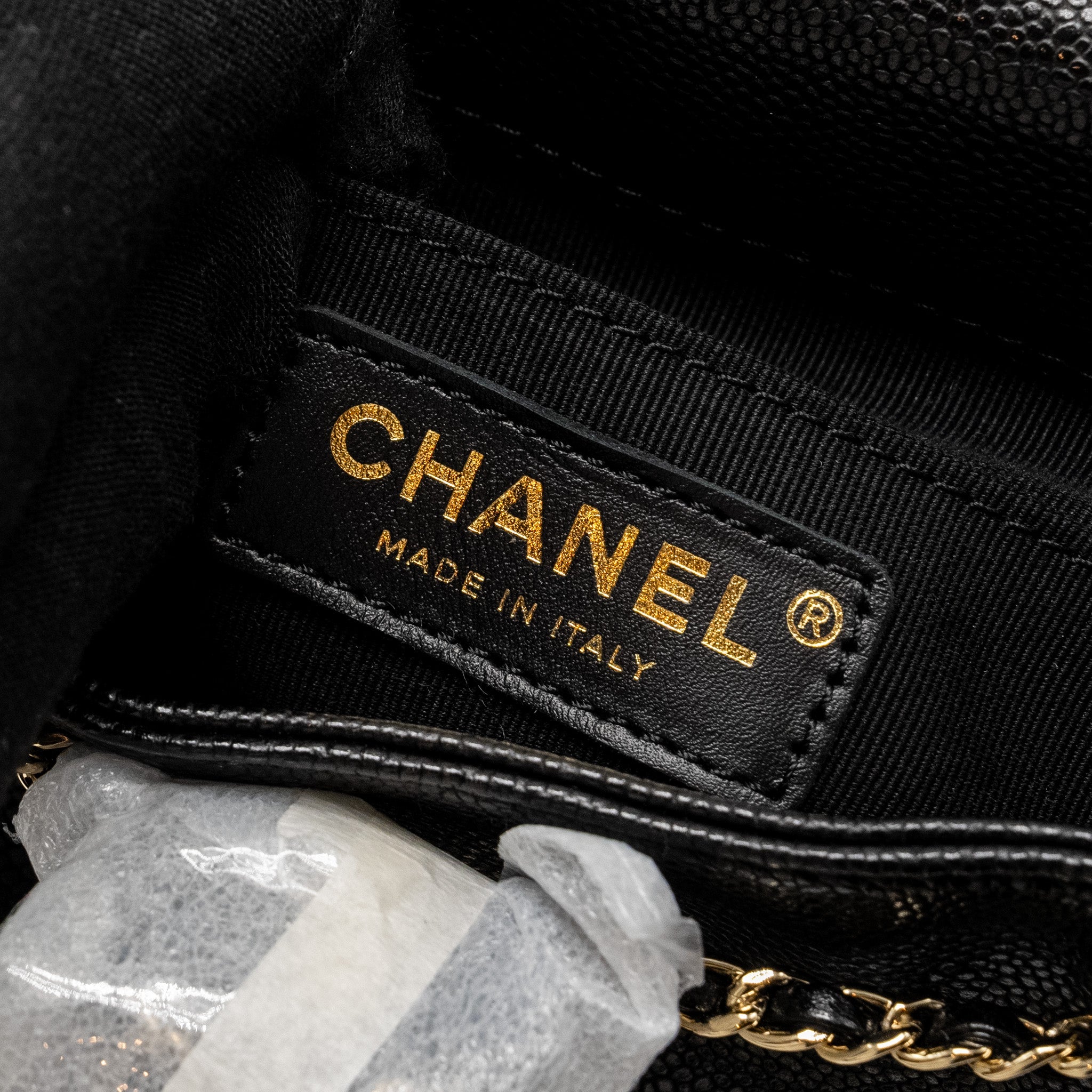 CHANEL TRIPLE PACK DUMA BACKPACK CAVIAR BLACK LGHW (MICROCHIP)