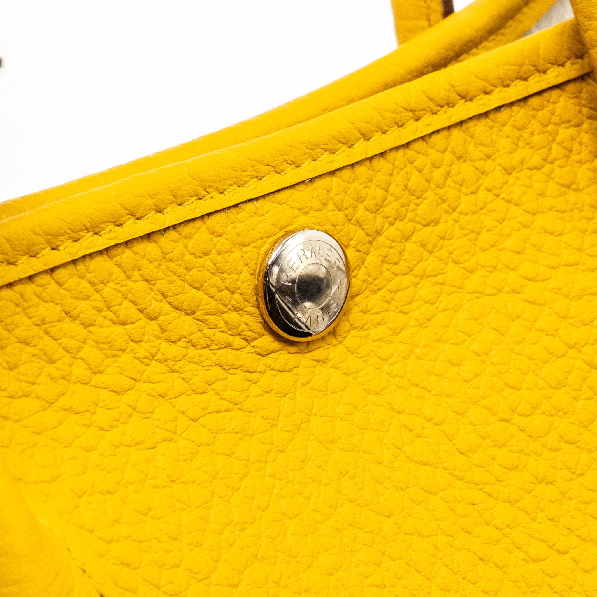 HERMES GARDEN PARTY 30 COUNTRY 9D JAUNE AMBER SHW