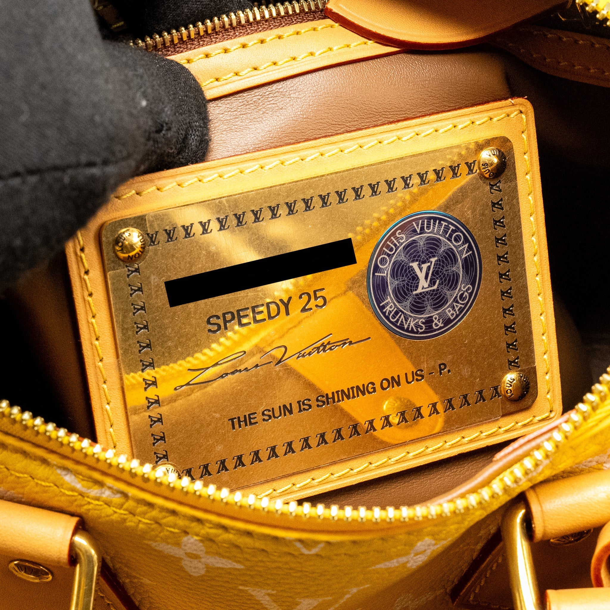 LOUIS VUITTON SPEEDY P9 BANDOULIÈRE 25 MONOGRAM SOFT CALFSKIN JAUNE MAT GHW