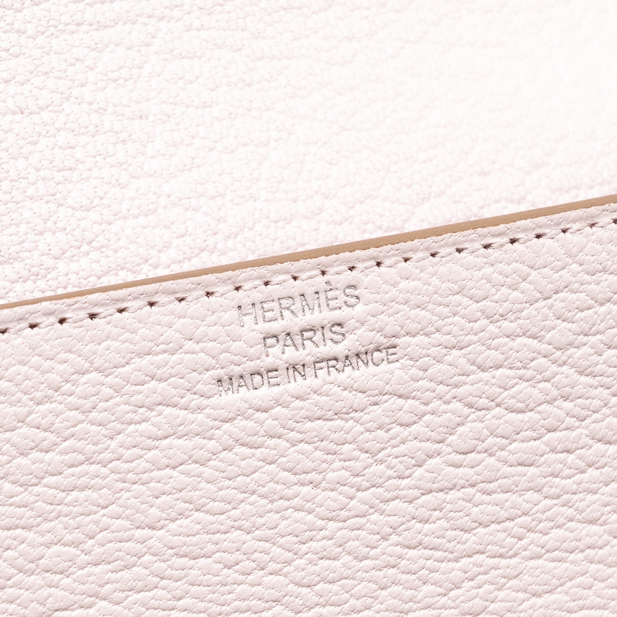 HERMES ROULIS SLIM CHÈVRE MYSORE MAUVE PALE SHW