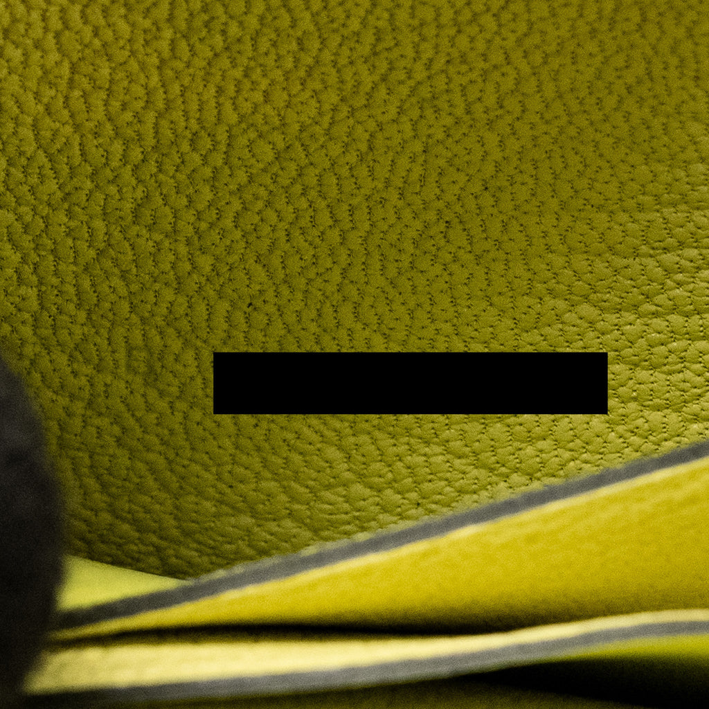 HERMES ROULIS SLIM CHÈVRE MYSORE R9 JAUNE BOURGEON LGHW