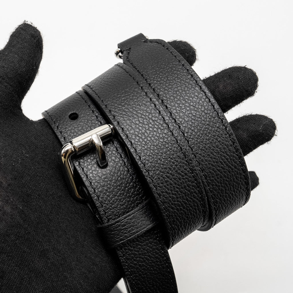 LOUIS VUITTON MARELLE GRAINED EPI/CANVAS BLACK SHW