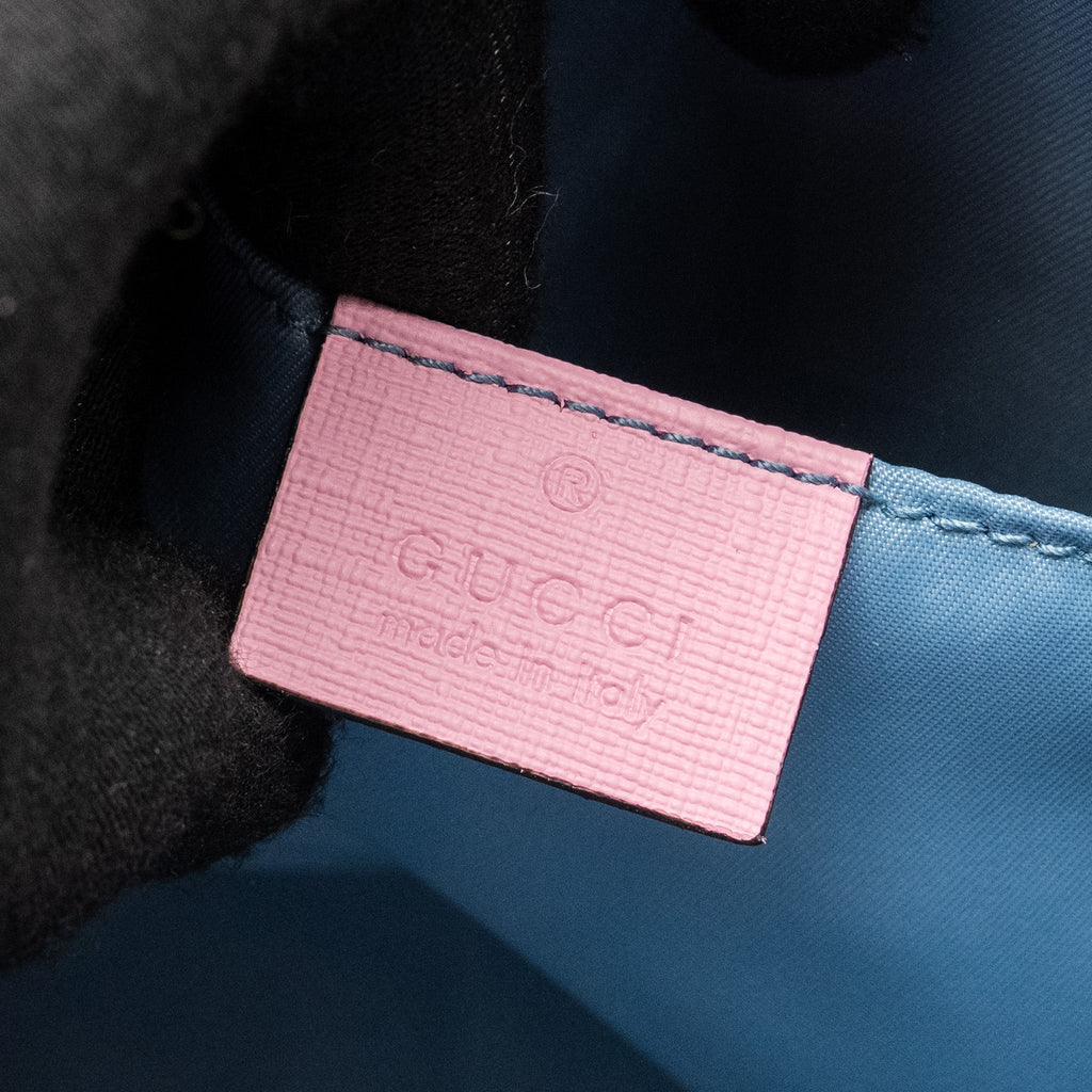 GUCCI CHILDREN’S YUKO HIGUCHI TOTE BAG GG SUPREME CANVAS/LEATHER PINK/MULTICOLOUR SHW