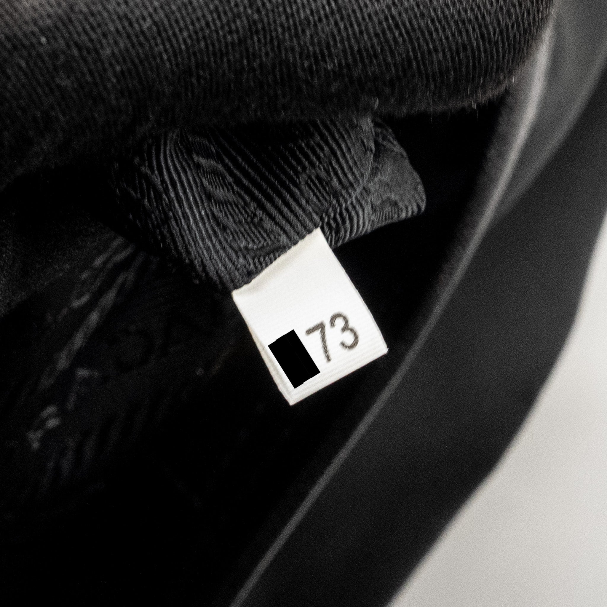 PRADA TOTE BAG CANVAS BLACK GHW