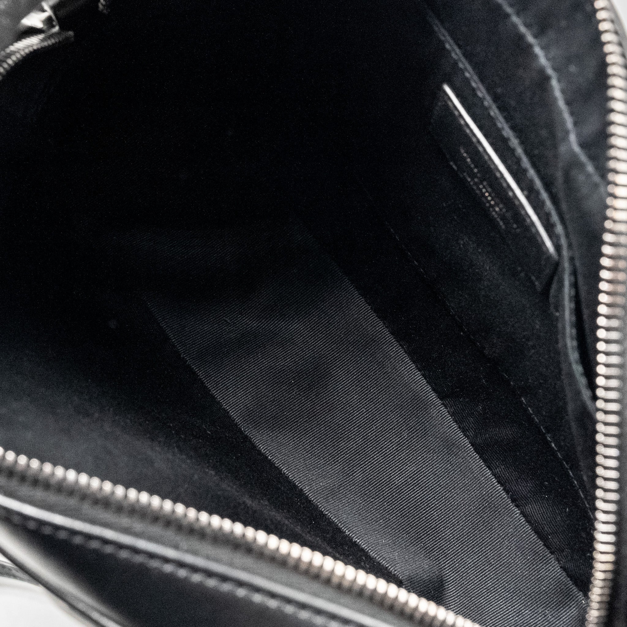 SAINT LAURENT LOU CAMERA BAG CALFSKIN BLACK RUTHENIUM SHW