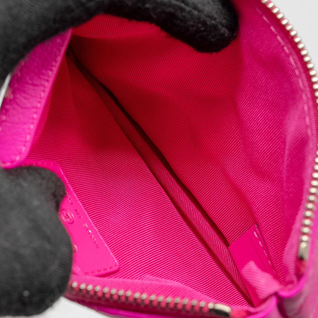 CHANEL SMALL REISSUE 2.55 O CASE POUCH GOATSKIN PINK SHW