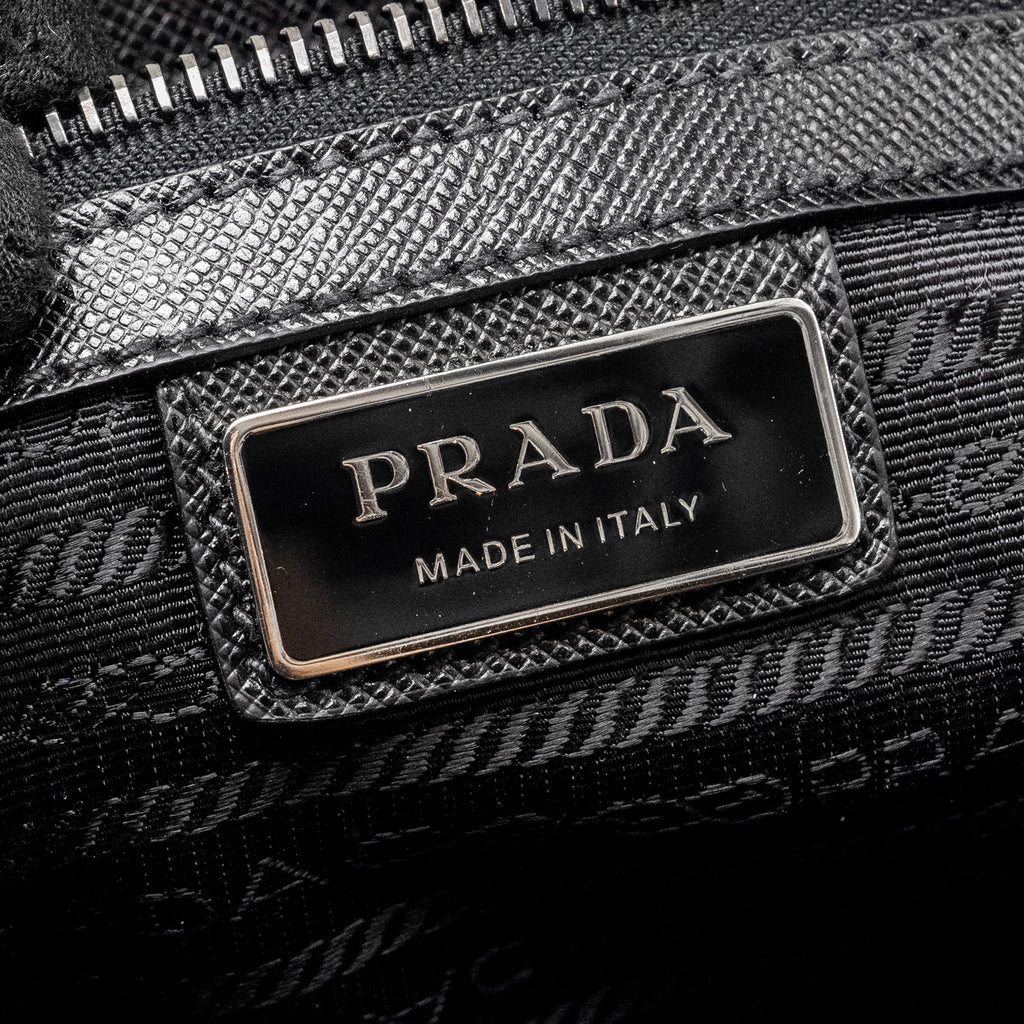 PRADA RE-NYLON SHOULDER BAG BLACK SHW