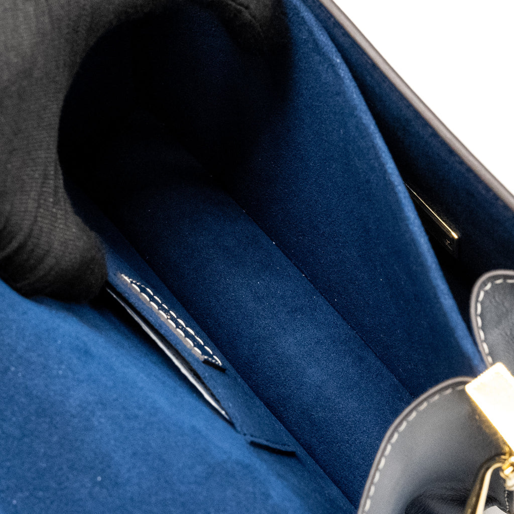 LOUIS VUITTON MINI DAUPHINE DENIM BLUE GHW