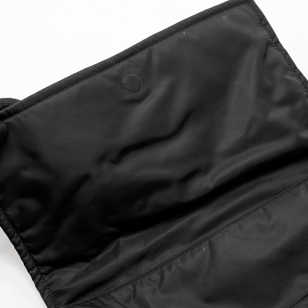 PRADA PADDED RE-NYLON SHOULDER BAG BLACK SHW