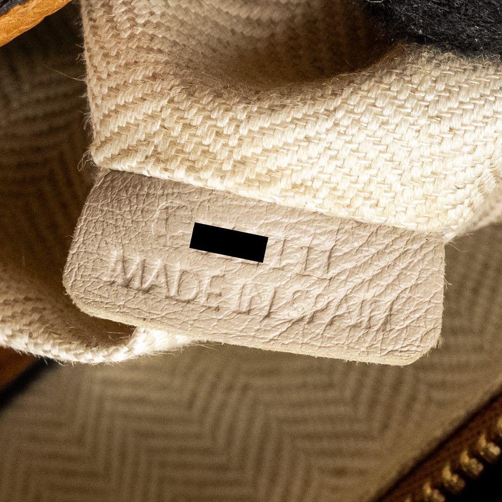 LOEWE MINI PUZZLE BAG CALFSKIN TAN GHW