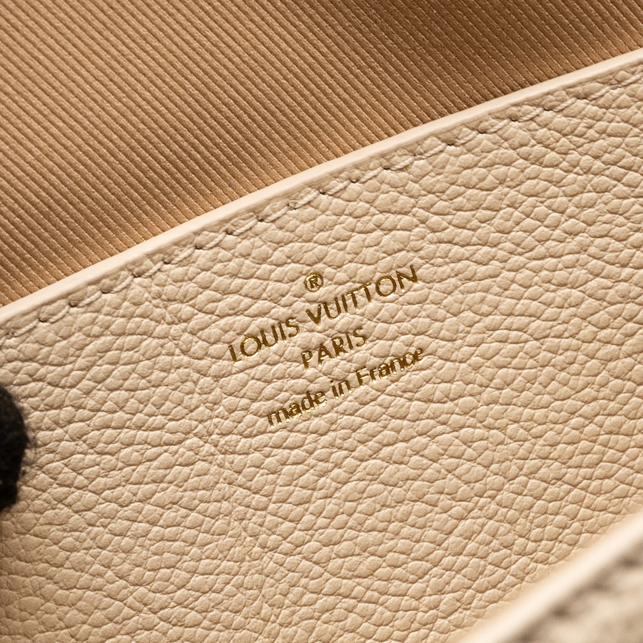 LOUIS VUITTON WALLET ON CHAIN MÉTIS MONOGRAM EMPREINTE CREAM GHW