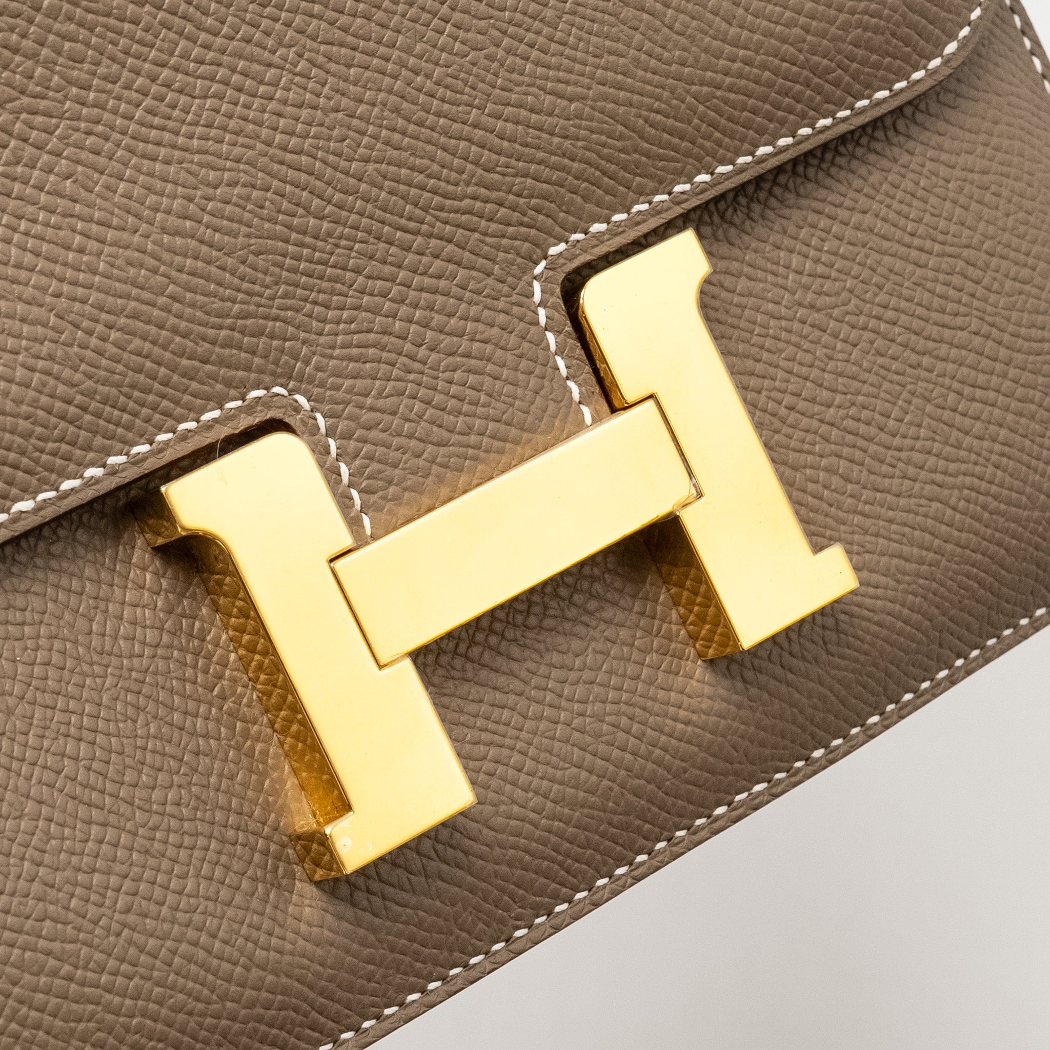 HERMES MINI CONSTANCE EPSOM ETOUPE GHW