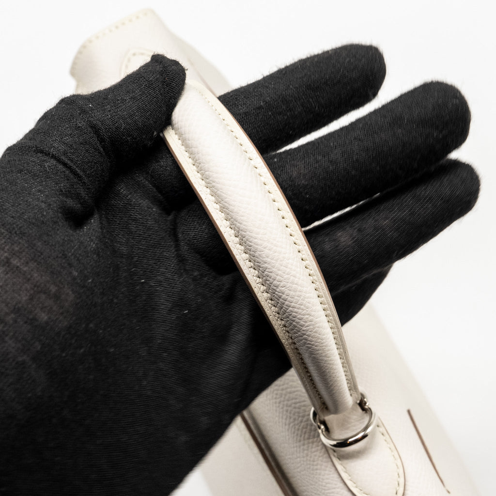 HERMES KELLY 25 EPSOM GRIS PALE SHW