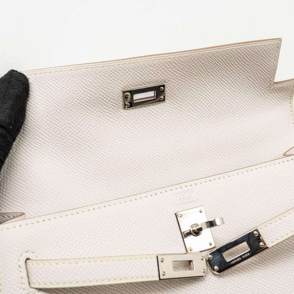 HERMES KELLY 25 EPSOM GRIS PALE SHW