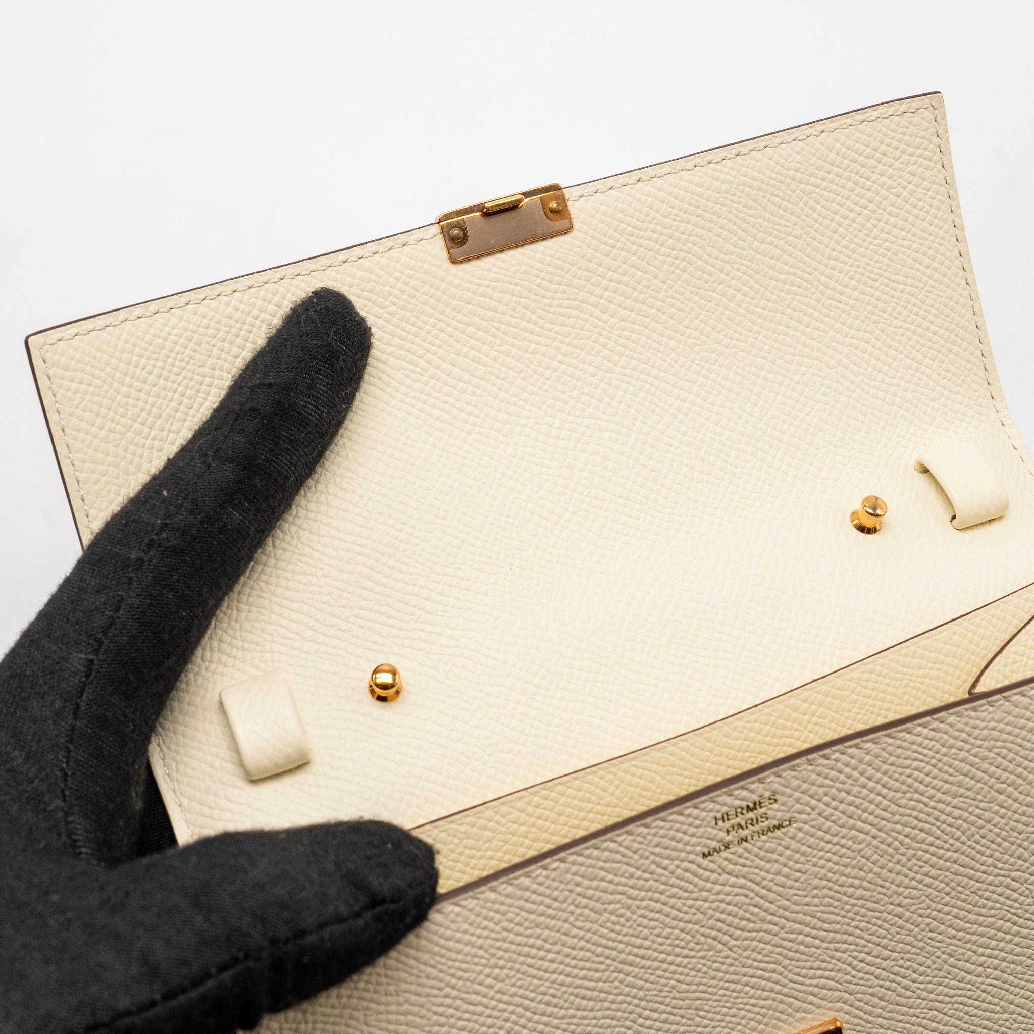 HERMES CLIC 16 WALLET EPSOM NATA RGHW