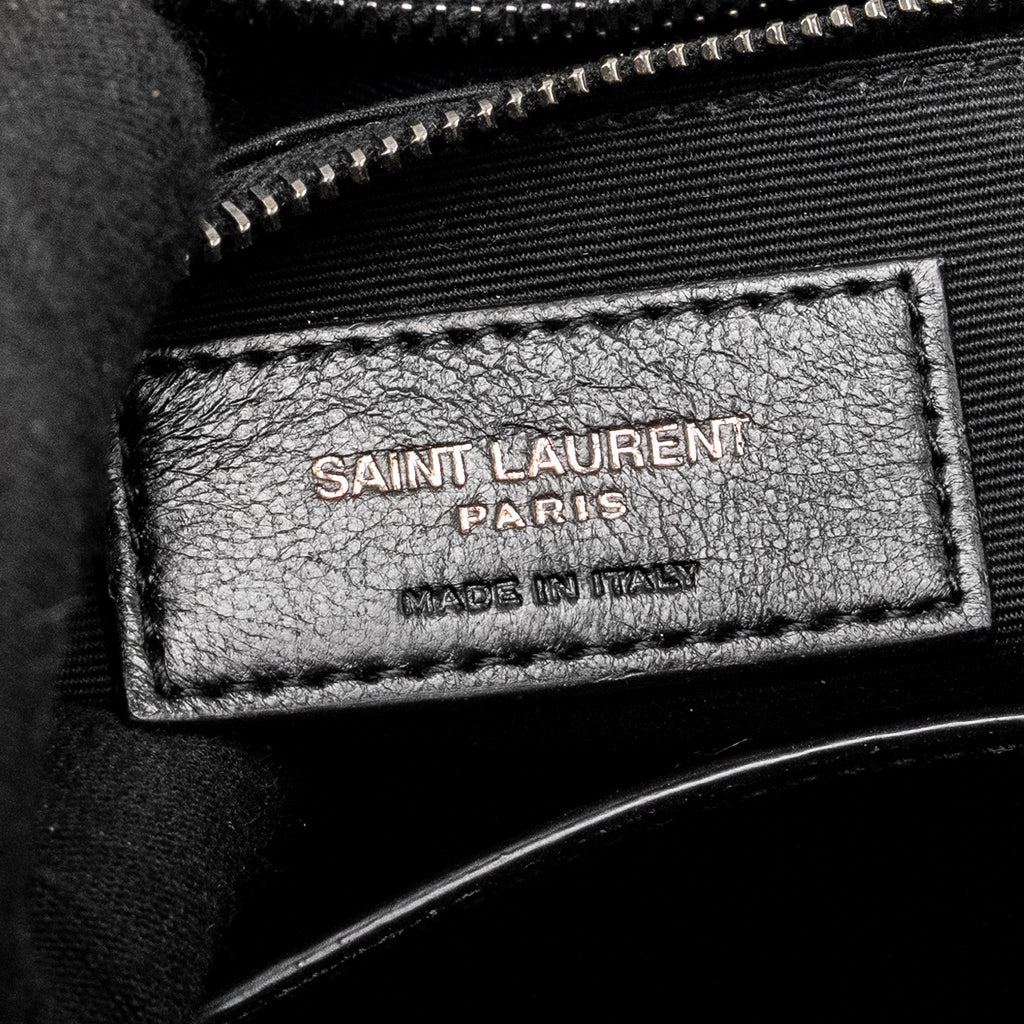 SAINT LAURENT MEDIUM NIKI CALFSKIN BLACK RUTHENIUM HARDWARE