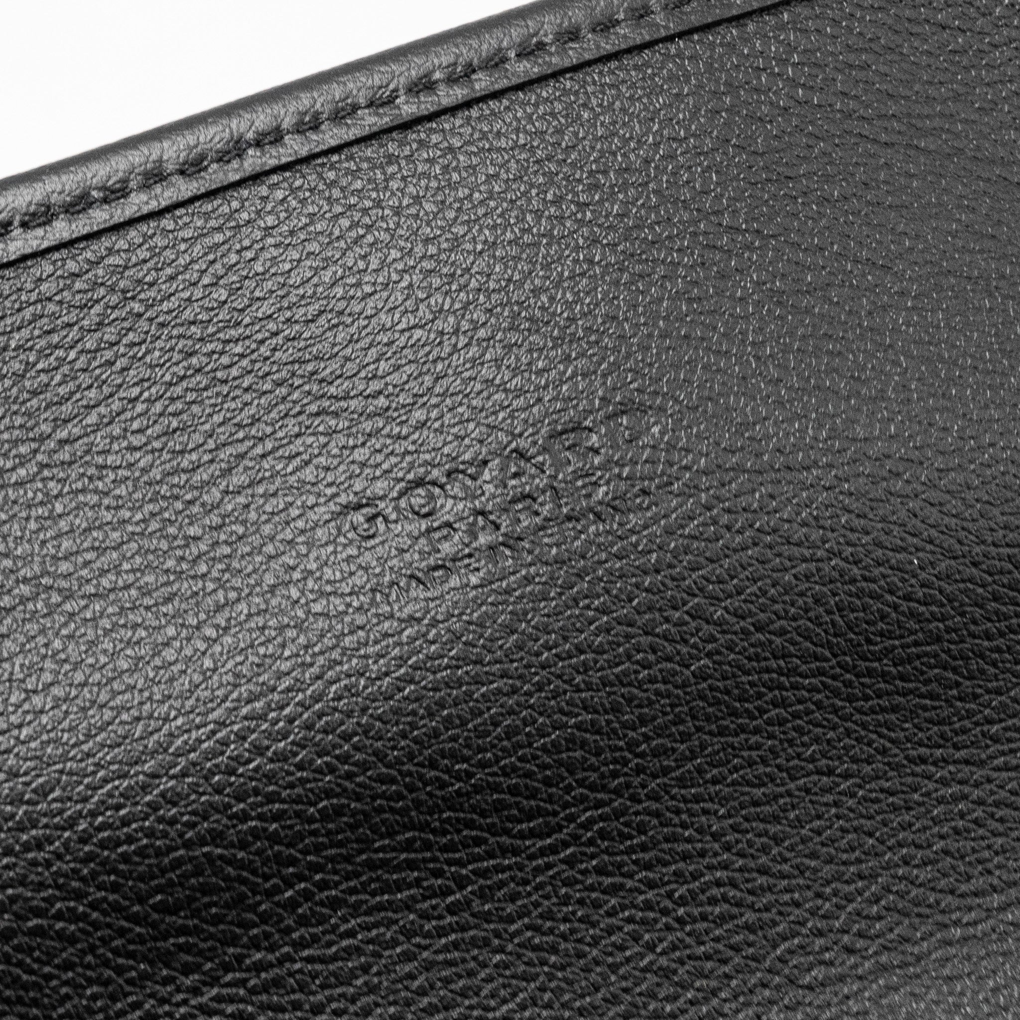 GOYARD SAINT LEGER BACKPACK GOYARDLINE CANVAS BLACK SHW