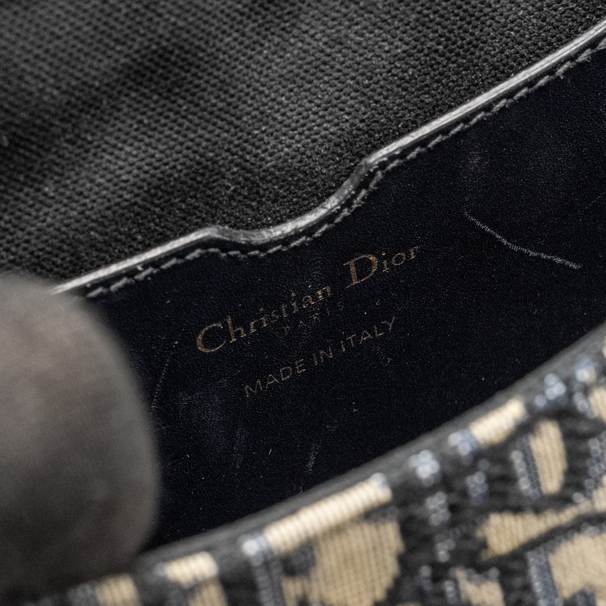 DIOR MEDIUM BOBBY BAG OBLIQUE JACQUARD GHW