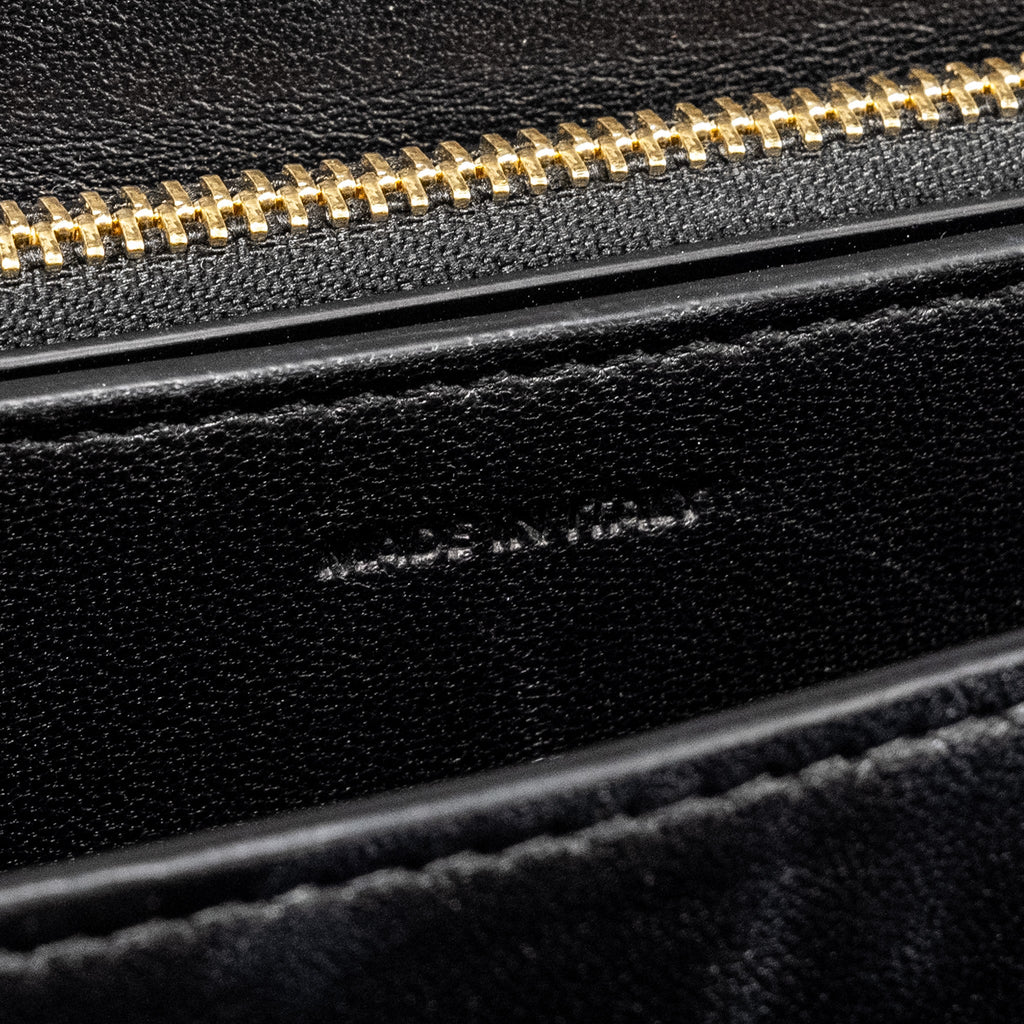 CELINE MEDIUM CLASSIC BOX BAG CALFSKIN BLACK GHW