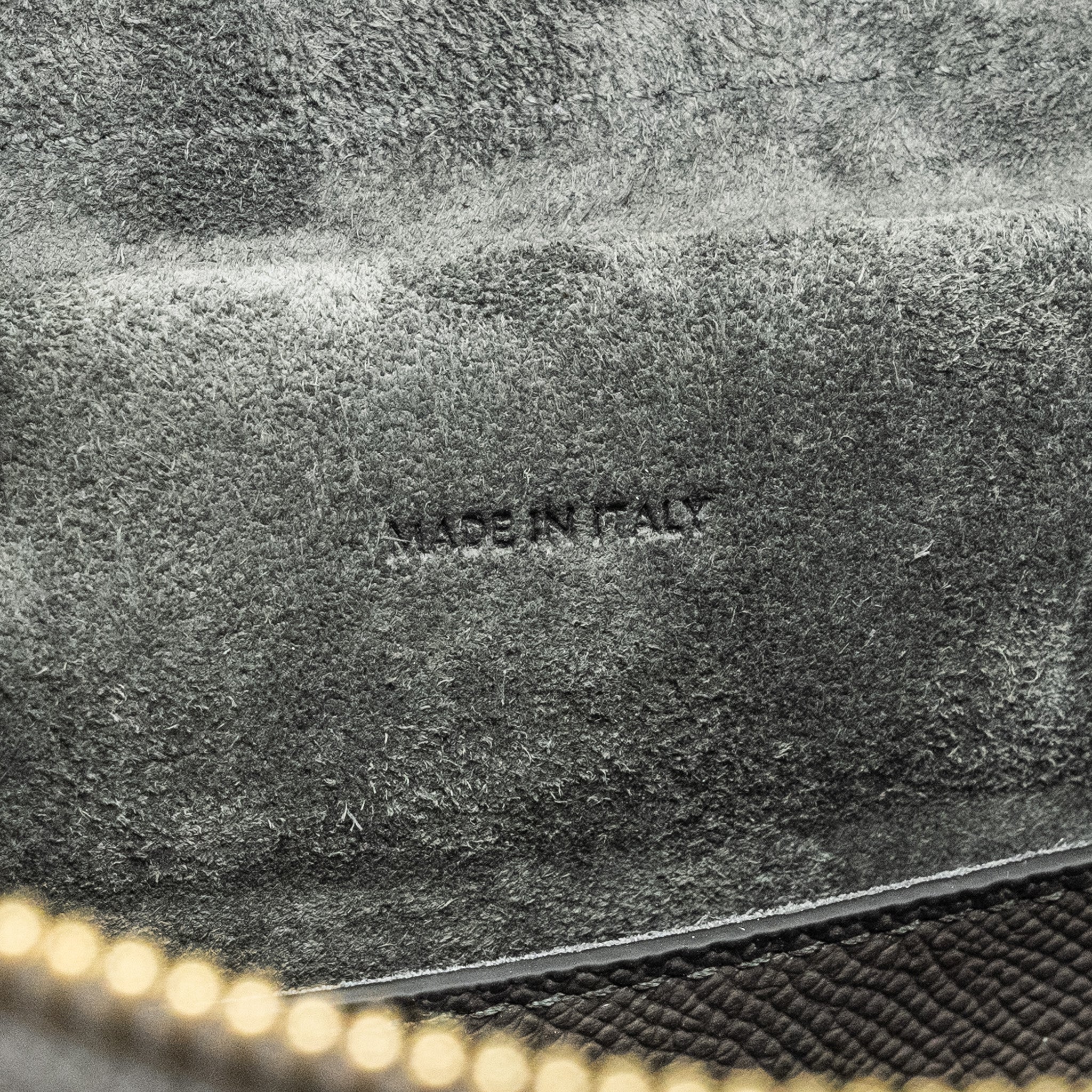 CELINE MINI BELT BAG GRAINED CALFSKIN GREY GHW
