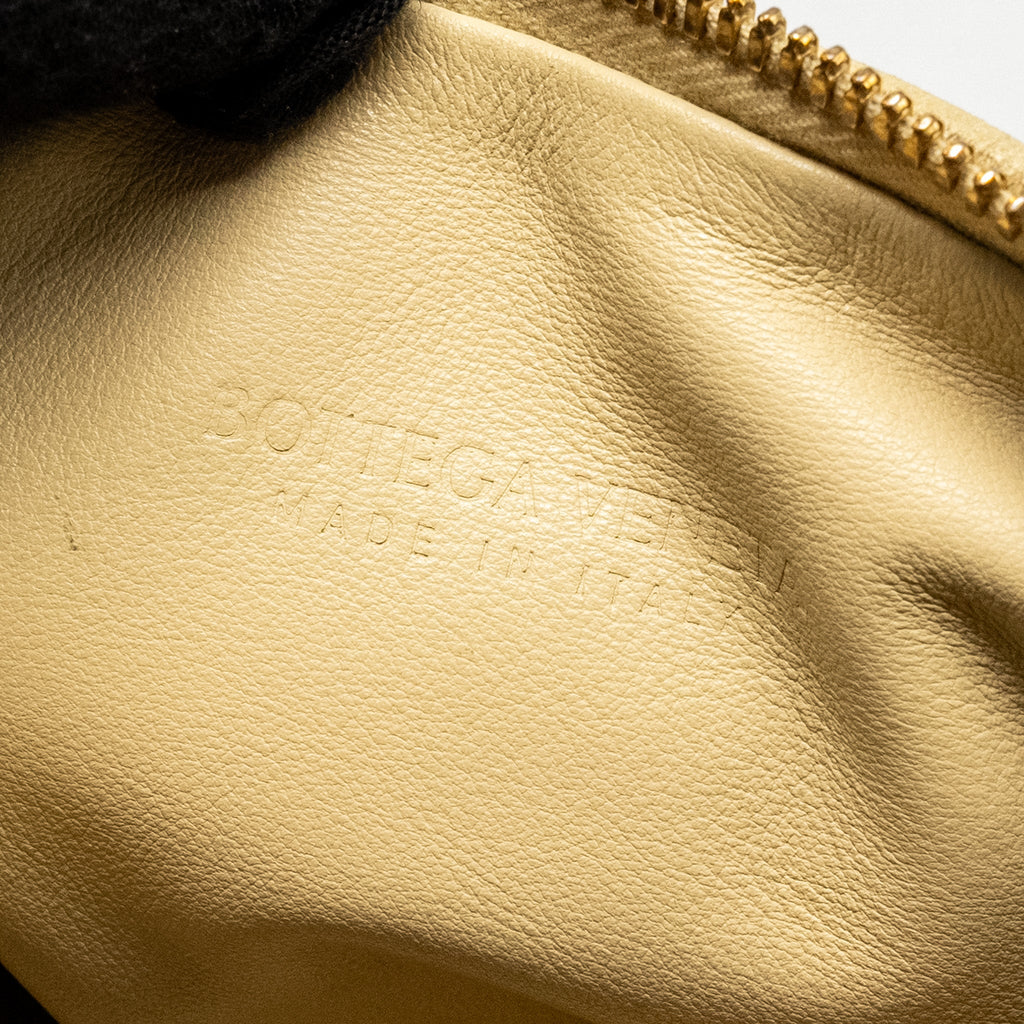 BOTTEGA VENETA MINI JODIE LAMBSKIN BEIGE GHW